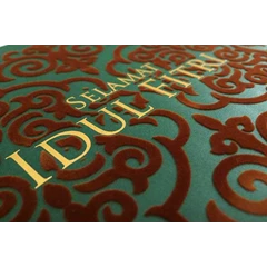 flocking coklat tua