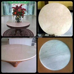 top marmer meja bulat batu marmer lokal segala macam type dan warna