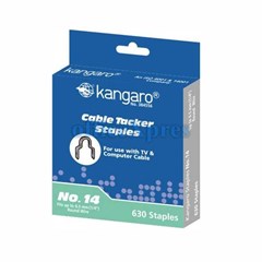 isi stapler tembak no.14 kabel / isi staples gun tacker cable kangaro
