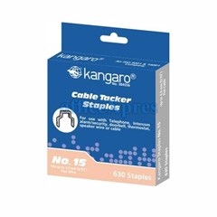 isi stapler tembak no.15 kabel / isi staples gun tacker cable kangaro