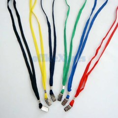 gantungan id card / tali badge id poly clip combo