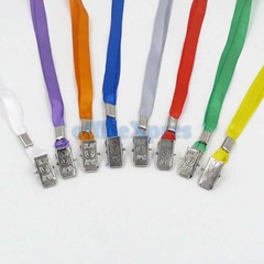 gantungan id card / tali badge id nylon clip combo