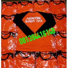 jasa konveksi kaos raglan sablon aerobic di bandung