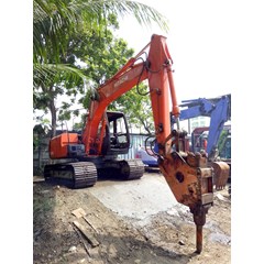 for rental excavator hitachi ex100 breaker & bucket jawa timur