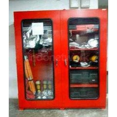 showcase lemari safety murah