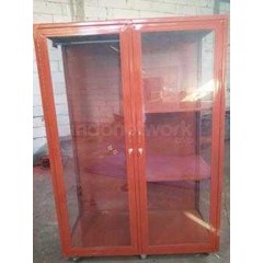 lemari safety showcase kiri kanan kaca