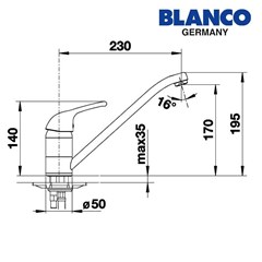 blanco kran air tipe arum