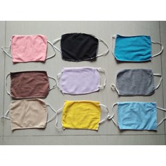 masker safety kain tali karet (warna)