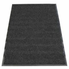 karpet keset kantor rumah warna hitam rib ukuran 40 x 60 cm