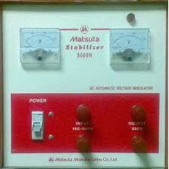 stabilizer 15 kva 1 phase matsuta 60 ampere 