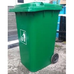 tempat sampah 240 l pedal krisbow