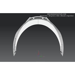 desain 3d dan pembuatan mould cetakan matres plastik spoiler helm 