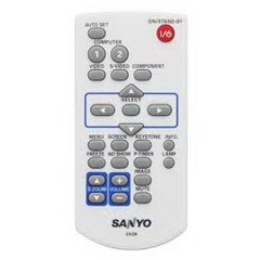 proyektor/ projector remote control for sanyo plc-xu9000c