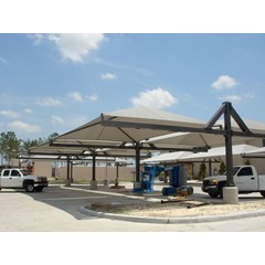 harga jasa pembuatan tenda / atap / canopy membrane per meter
