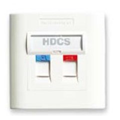 faceplate rosenberger 1-port rj45