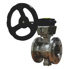 kamizawa | kzvfs-pn16-1.4308 | segment ball valve, 1.4308,flanged pn16