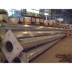 tiang lampu sollar cell  murah alor