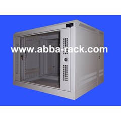 double door, 8u wallmounted rack