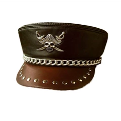 topi kulit asli (kode h)