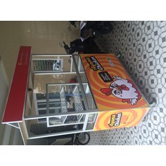 rombong aluminium semi murah di malang