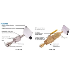 iip100/200-series insertion paddlewheel flow meter sensor