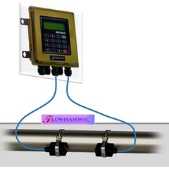 wuf 100cf  clamp on fix ultrasonic flow meter