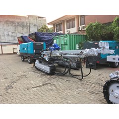 crawler rock drill pcr200, pcr 200 furukawa, crd mesin bor furukawa