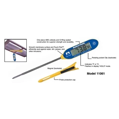 flash check jumbo display auto-cal digital probe thermometer 11061