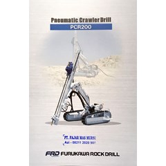 crawler rock drill pcr200, pcr 200 furukawa, crd mesin bor furukawa
