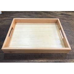 nampan kayu wood tray natural untuk restoran cafe hotel
