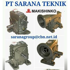 makishinko worm gear gearmotor gear reducer pt sarana teknik
