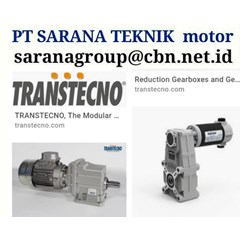 transtecno worm gear gearmotor gear reducer pt sarana teknik