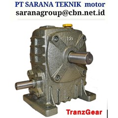 transgear  worm gear gearmotor gear reducer pt sarana teknik