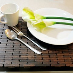 placemat tatakan piring sonokeling long block