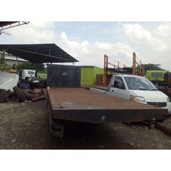karoseri flatbed 5-6 m, angkutan semen, batako & pipa besi