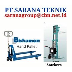 bishamon hand pallet & stacker pt sarana teknik