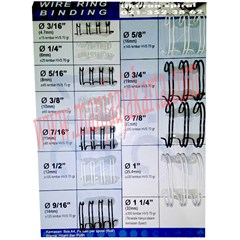 kawat spiral kalender meja 7/16