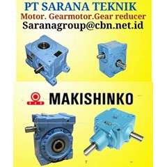 worm gear makishinko gearmotor gear reducer pt sarana teknik