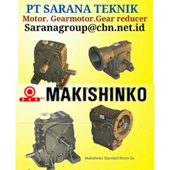 makishinko worm gear gearmotor gear reducer pt sarana teknik