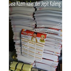 plat jepit kalender 33cm