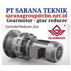 guomao cyclo worm gear  gearmotor reducer pt sarana teknik