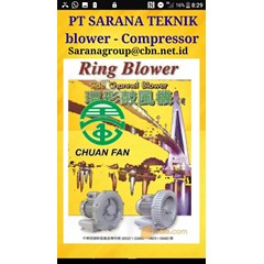ring blower chuan fan turbo blower pt sarana teknik
