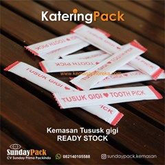 tusuk gigi logo sachet