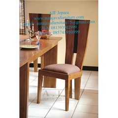 kursi makan | kursi finishing natural | jepara furniture