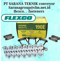 pt sarana teknik flexco fastener bolt hinged  conveyor