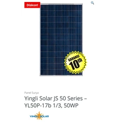 panel surya yingli solar 50wp. 