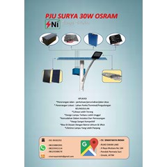 lampu pju surya osram 30watt