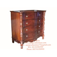 commode natural finishing | jepara furniture | ajf | 2018 