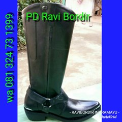 sepatu dishub  polantas kulit 