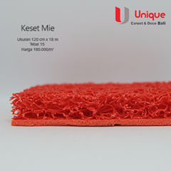 keset lantai mie merah / keset karet / keset pvc / bali